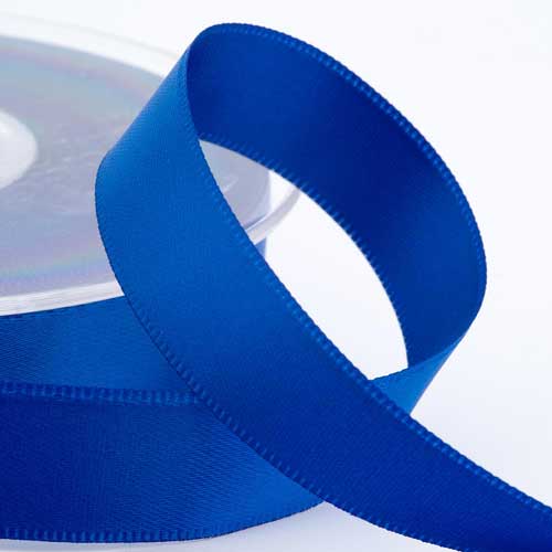 royal blue double faced satin ribbon