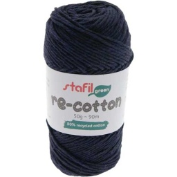 108077-11 - Recycled Cotton Yarn - Blue Melange