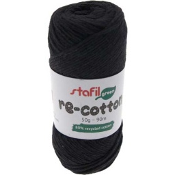 108077-24 - Recycled Cotton Yarn - Black