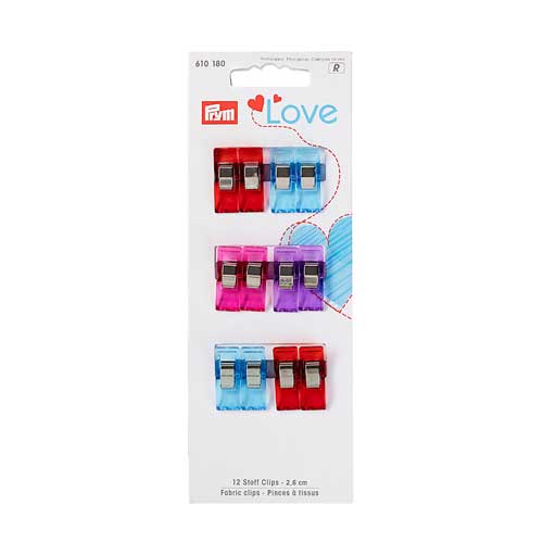 Prym Love Fabric Clips 2.6 cm 